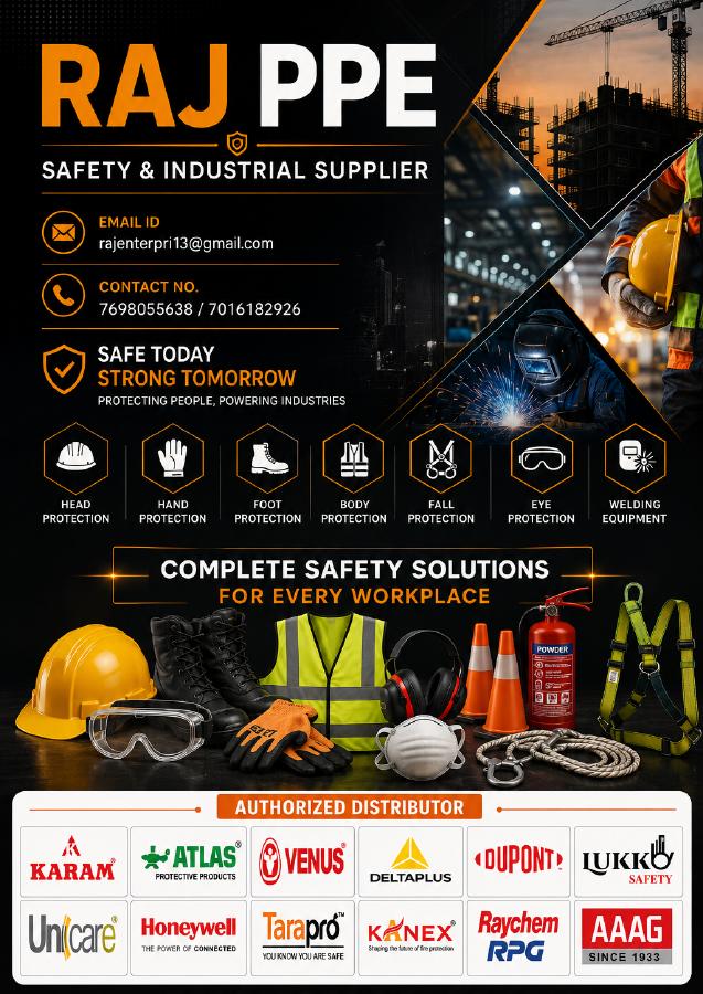 RAJ PPE professional catalog cover